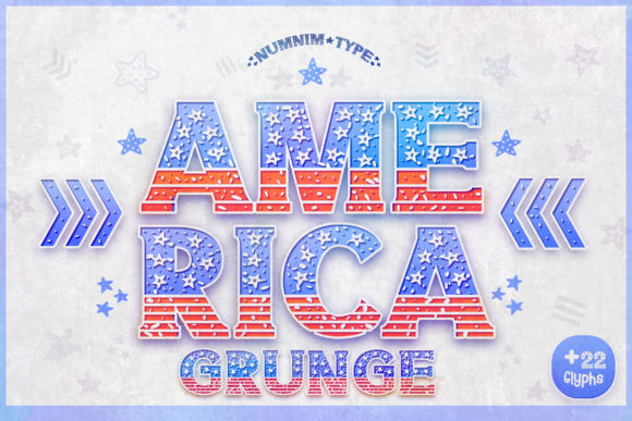 America Grunge: A Bold Display Font for Business Branding