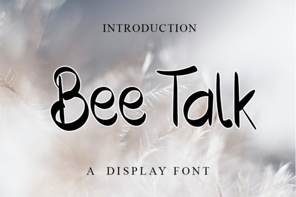 Bee Talk: A Handwritten Font for Authentic Craft Designs