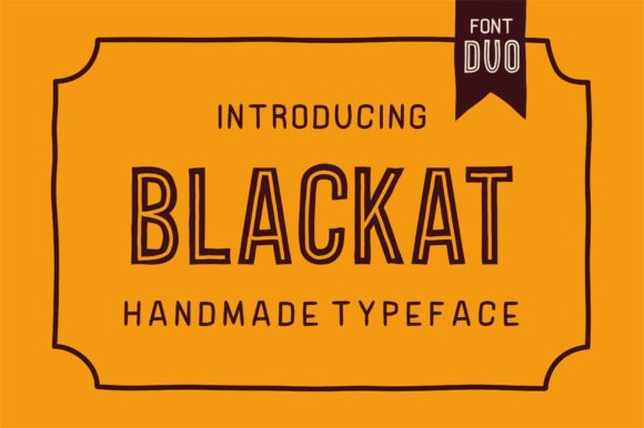 Blackat: A Display Font for Modern Projects