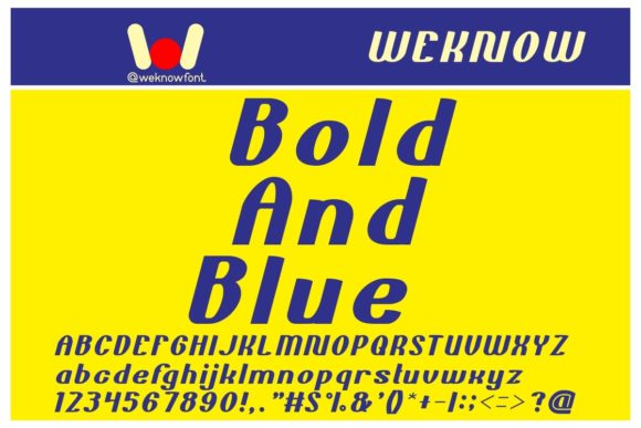 Bold and Blue: A Display Font for Editorial Storytelling
