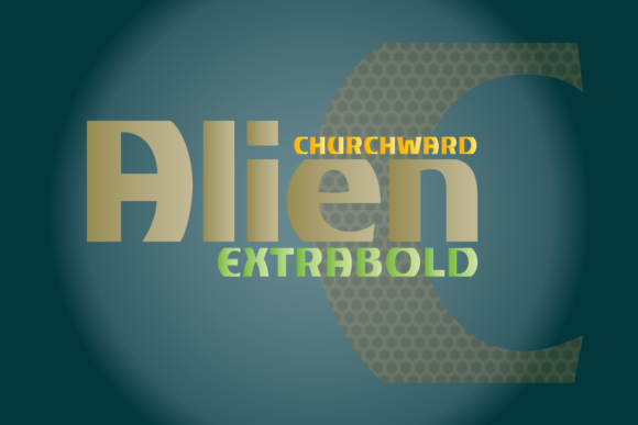 Churchward Alien: The Bold Display Font for Your Brand