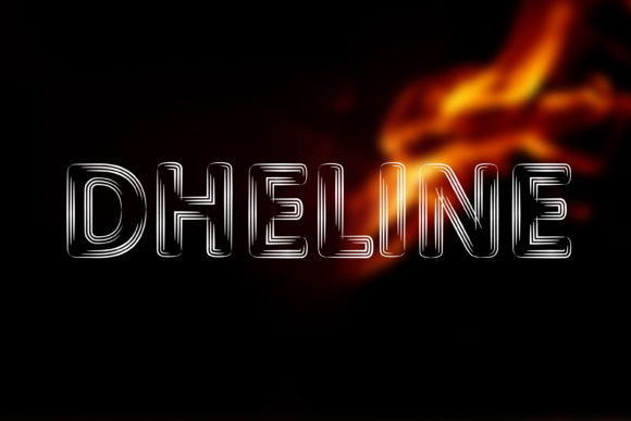 Dheline: The Display Font for Clear and Strong Campaign Messages