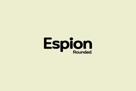 Espion: A Modern Display Font for Editorial Design