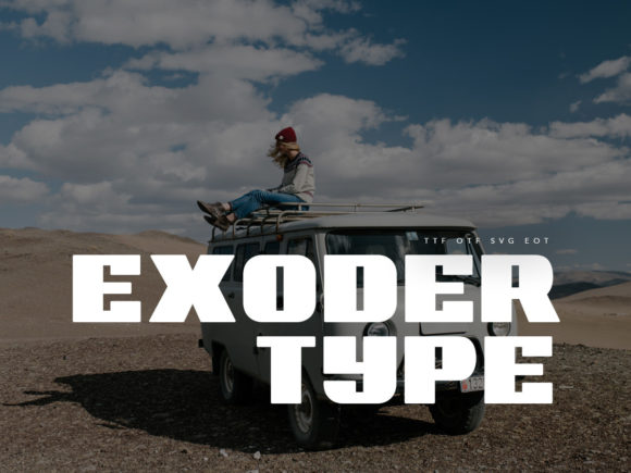 Exoder: A Modern Display Font for Editorial Impact