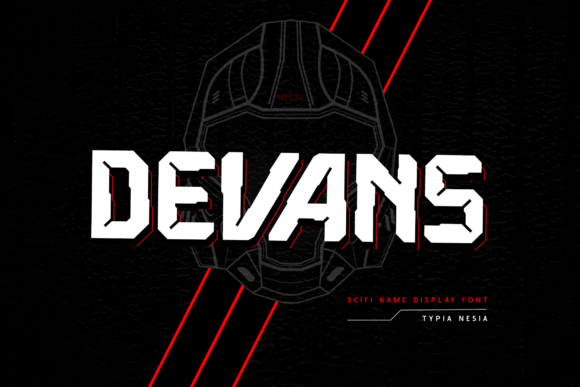 Exploring Devans: A Futuristic Display Font for Dynamic Design