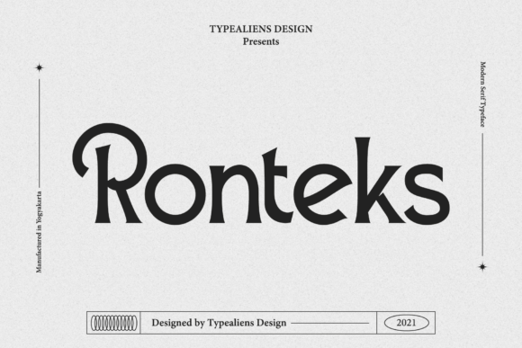 Exploring Ronteks: A Vintage Display Font for Personalized Designs