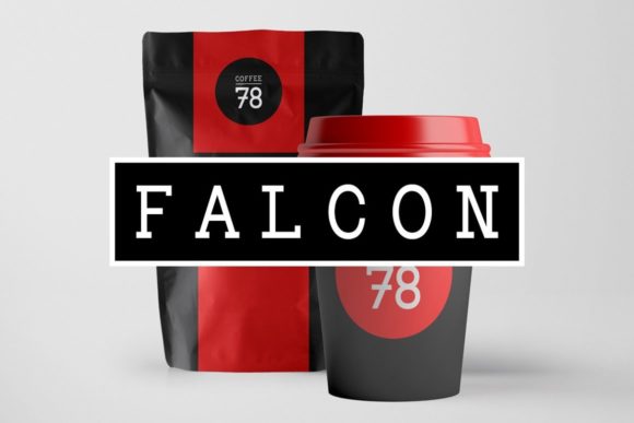 Falcon Font: The Minimal Display Typeface for Crafters