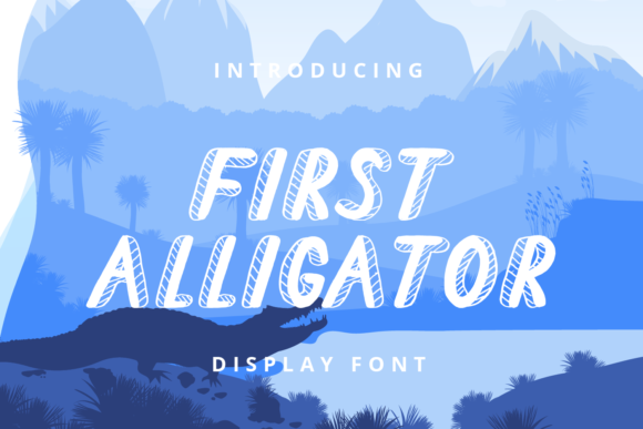 First Alligator: The Bold Display Font Your Campaign Needs
