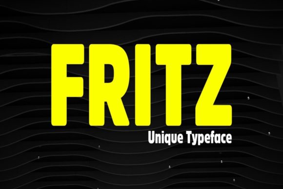 Fritz Typeface: A Retro Display Font for Friendly Brands