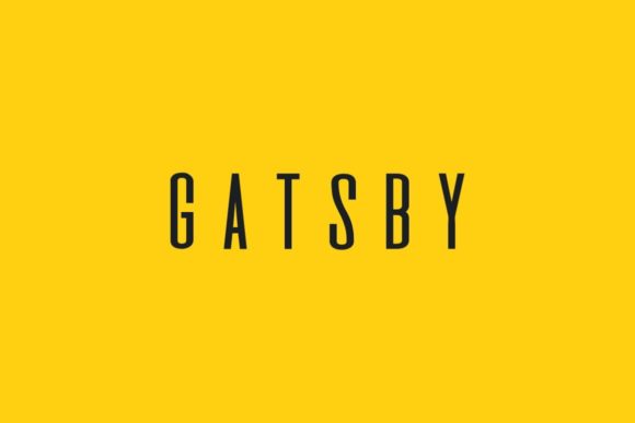 Gatsby: A Minimalist Display Font for Modern Branding