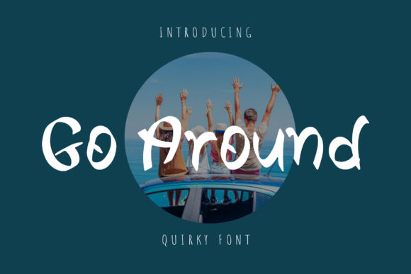 Go Around: A Playful Display Font for Digital Creativity