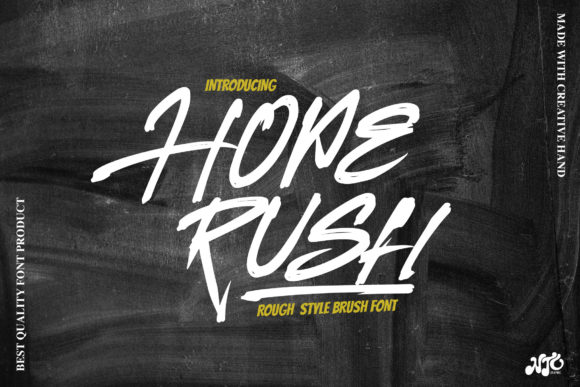 Hoperush Display Font for Bold Campaign Visuals