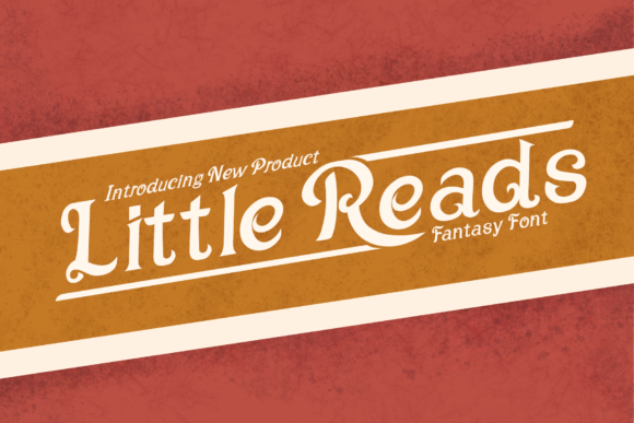 Little Reads: The Bold Vintage Font for Crafters and Makers