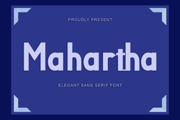 Mahartha: A Chunky Display Font for Editorial Mood