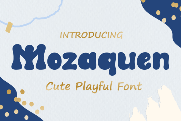 Mozaquen: A Playful Display Font for Digital Design