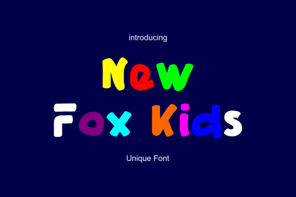New Fox Kids: The Chunky Display Font That Brings Branding to Life