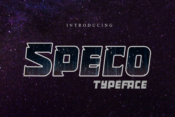 Speco: A Bold and Modern Display Font for Editorial Design