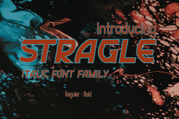 Stragle: A Bold Editorial Font for Premium Content