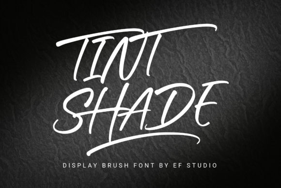 Tint Shade: A Display Font for Urban Branding Projects