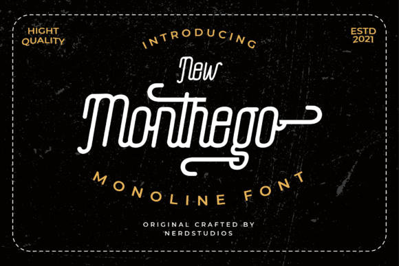 Working with The Monthego: A Vintage Display Font for Editorial Projects